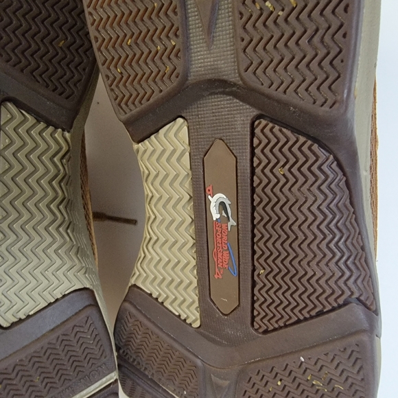 World Wide Sportsman Blue Water Oxford Tan Shoes Mens Size 8 - Picture 13 of 14